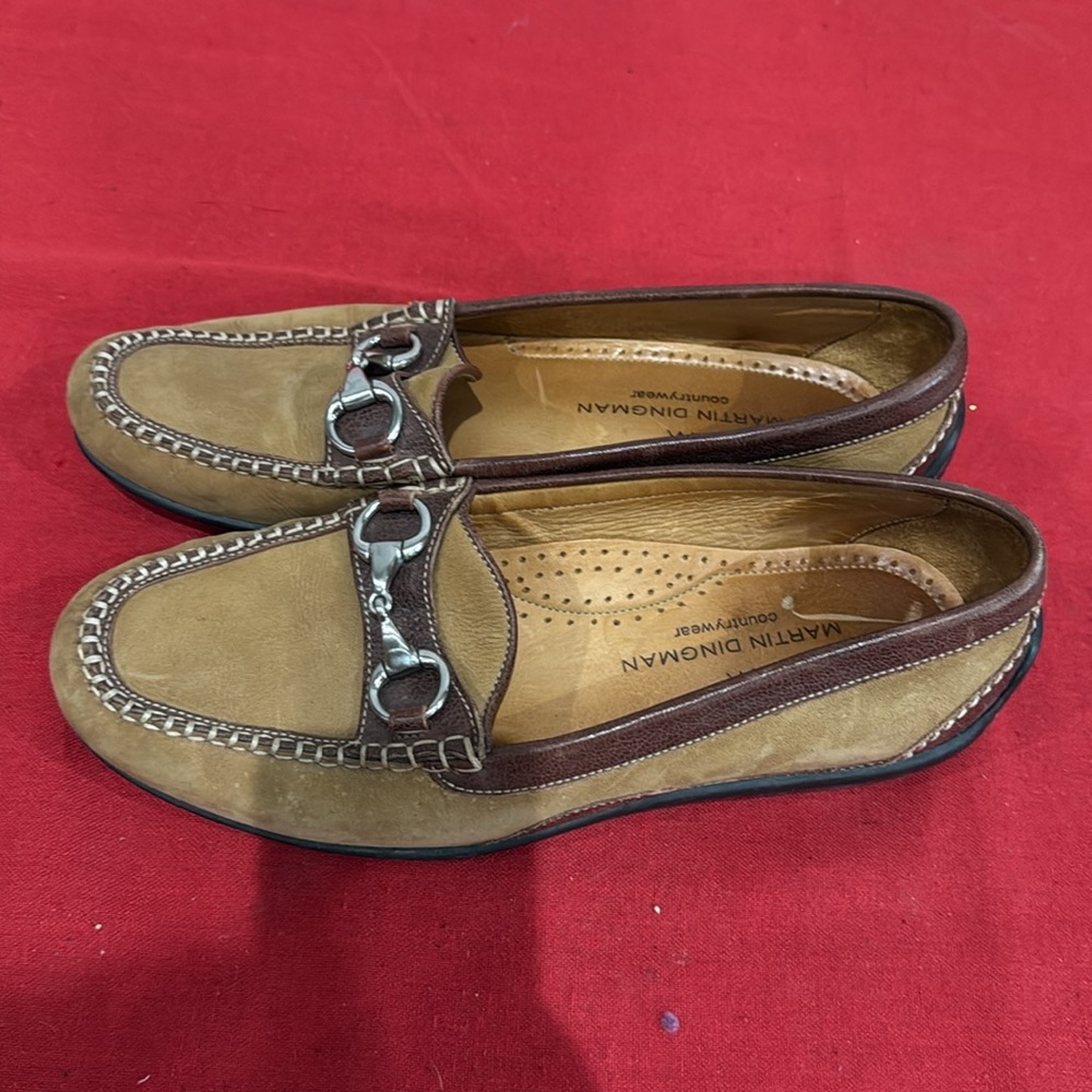 Martin Dingman Brown Classic Loafers - Picture 2 of 4